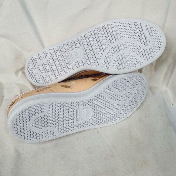 Adidas Stan Smith Women’s Sneakers Sz 11, skateboard embroidered NWT peach pink - Picture 9 of 9